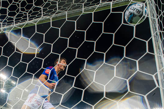Torgeir Børven of Vålerenga celebrates