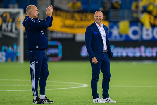 Dag-Eilev Fagermo, head coach of Vålerenga, and Joacim