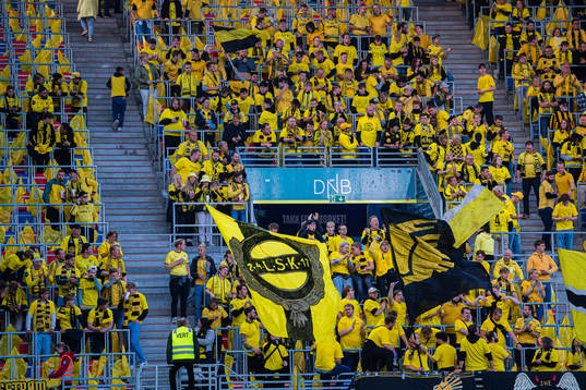 Spectators in the stands