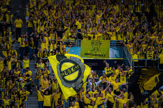 Spectators in the stands