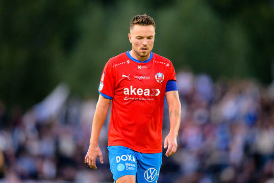 Helsingborgs Viljormur Davidsen deppar