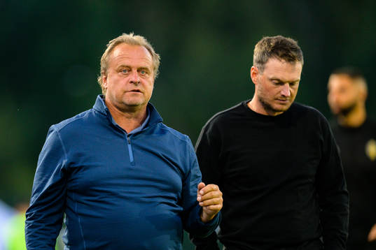 Värnamos assisterande tränare Jonas Thern och tränare