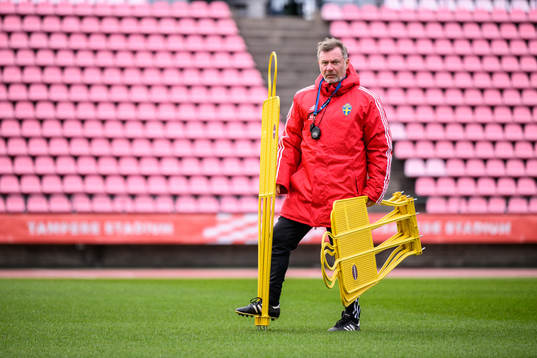 Peter Gerhardsson, head coach of the Swedish women's
