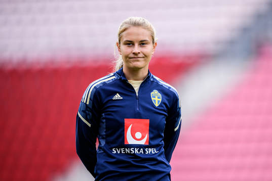 Amanda Nildén of the Swedish women's national football