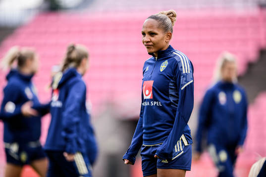Madelen Janogy of the Swedish women's national football