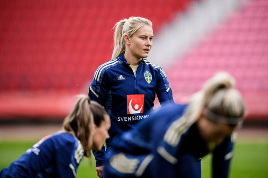 Amanda Nildén of the Swedish women's national football