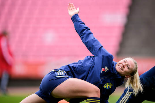 Rebecka Blomqvist of the Swedish women's national football
