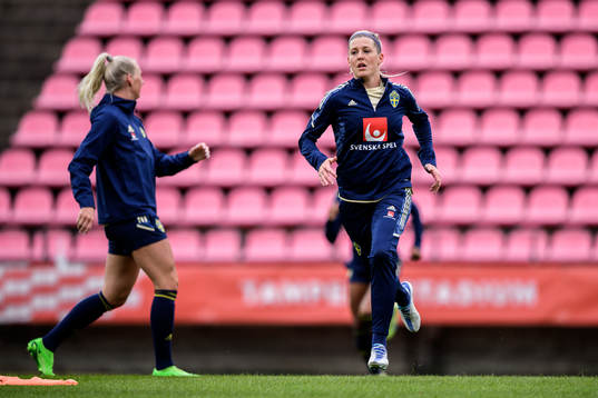 Olivia Scough of the Swedish women's national football team