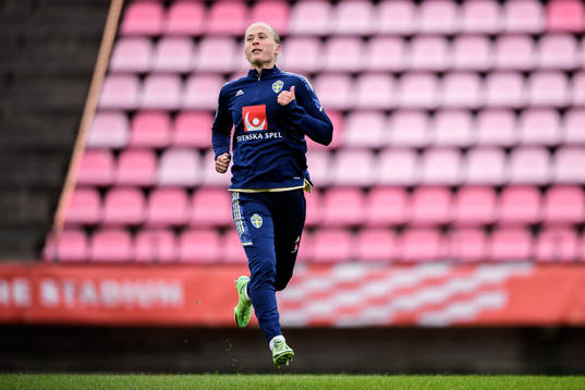 Filippa Curmark of the Swedish women's national football