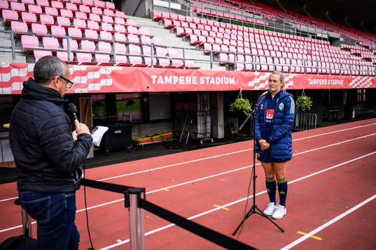 Magdalena Eriksson of the Swedish women's national football