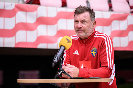 Peter Gerhardsson, head coach of the Swedish women's