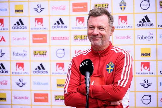Peter Gerhardsson, head coach of the Swedish women's