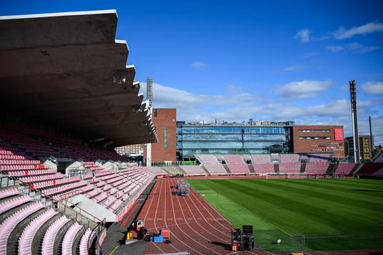 Interior view of Tampere Stadium