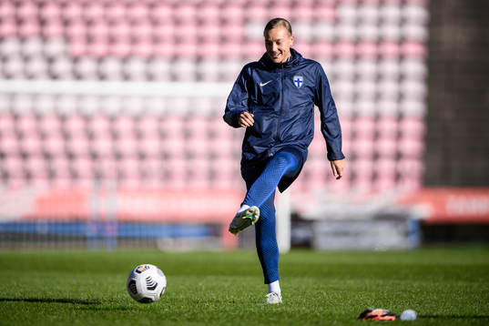 Jenny Danielsson of Finland's women's national team at a