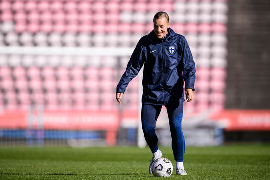 Jenny Danielsson of Finland's women's national team at a
