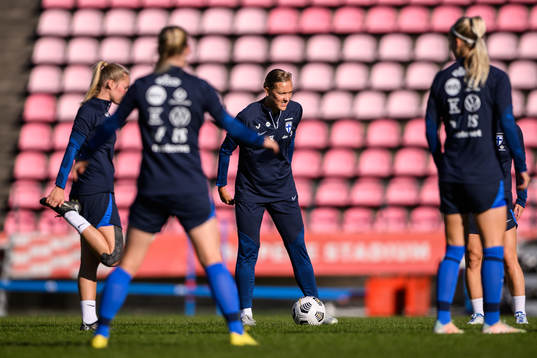 Jenny Danielsson of Finland's women's national team at a