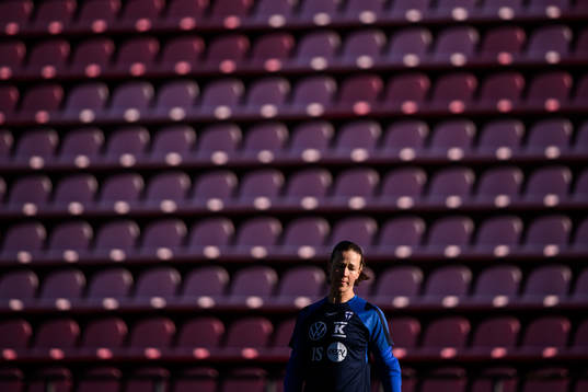 goalkeeper Tinja-Riikka Korpela of Finland's women's