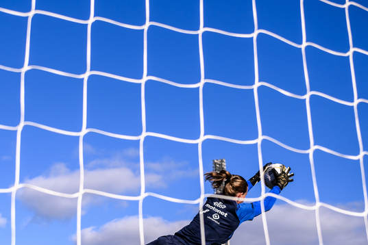 goalkeeper Tinja-Riikka Korpela of Finland's women's