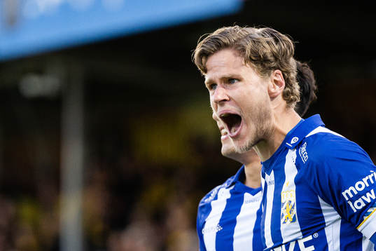 IFK Göteborgs Gustaf Norlin jublar