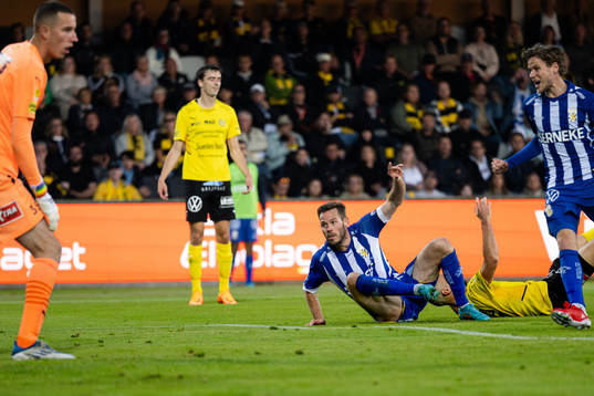 IFK Göteborgs Emil Salomonsson jublar