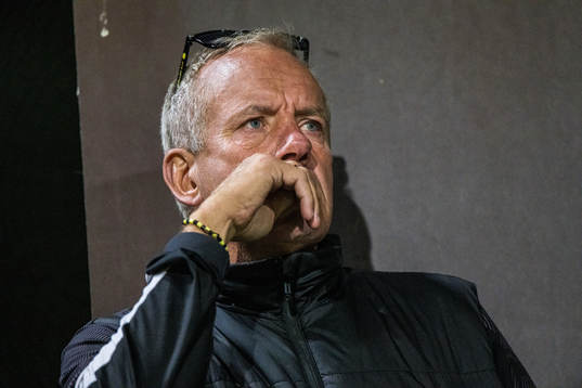 Mjällbys sportchef Hans ”Hasse” Larsson deppar