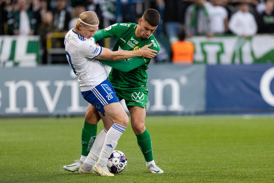 IFK Norrköpings Daniel Fritz Eid och Hammarbys Edvin