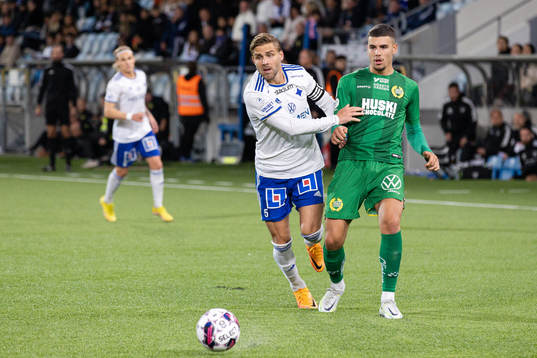IFK Norrköpings Christoffer Nyman och Hammarbys Edvin