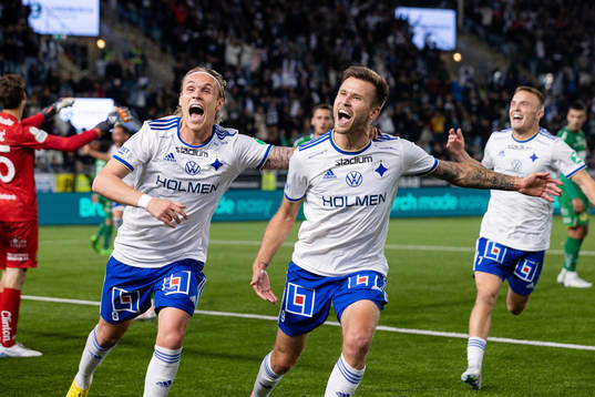 IFK Norrköpings Arnor Sigurdsson och Arnor Traustason