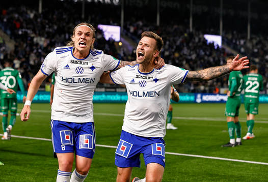 IFK Norrköpings Arnor Sigurdsson och Arnór Traustason