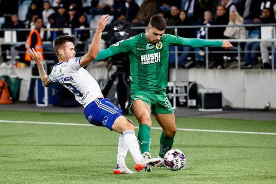 IFK Norrköpings Arnór Traustason och Hammarbys Edvin