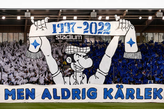 Tifo på Curva Nordahl