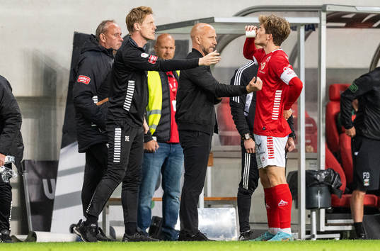 Kalmars assisterande tränare Rasmus Elm, tränare Henrik