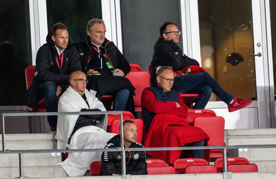 Kalmars sportchef Jörgen Petersson, klubbchef Markus
