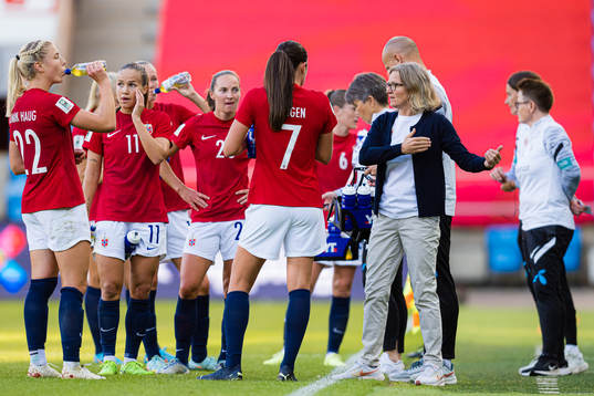 Hege Riise, head coach of Norway