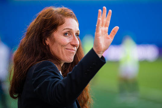 Lise Klaveness, president of the Norwegian Football