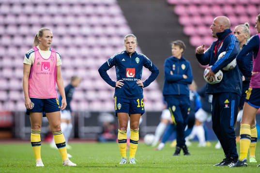 Magdalena Eriksson and Filippa Angeldahl of Sweden
