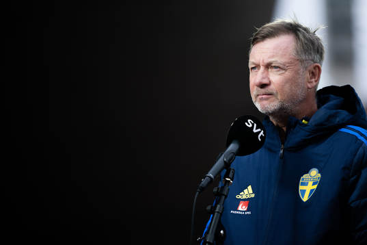 Head coach Peter Gerhardsson of Sweden