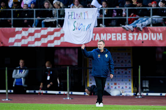 Head coach Peter Gerhardsson of Sweden