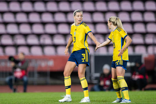 Linda Sembrant and Elin Rubensson of Sweden