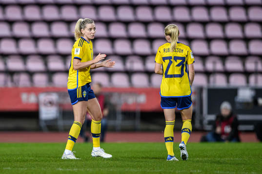 Linda Sembrant and Elin Rubensson of Sweden