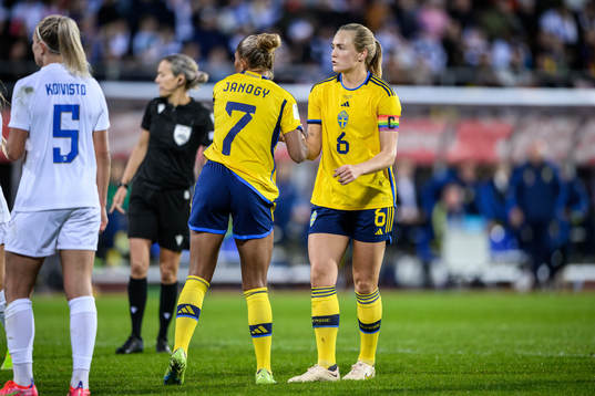Madelen Janogy and Magdalena Eriksson of Sweden