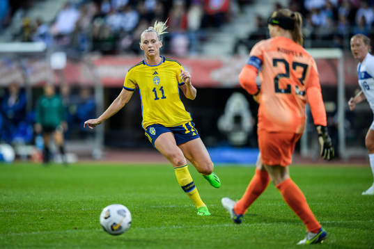 Stina Blackstenius of Sweden
