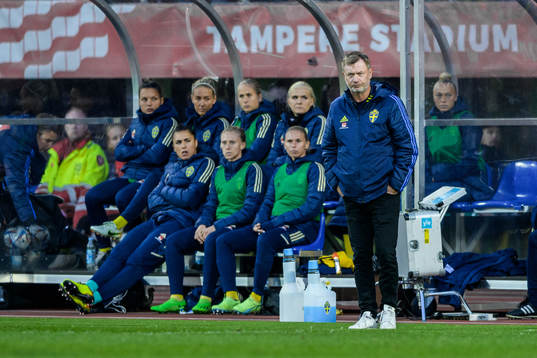 Peter Gerhardsson, head coach of Sweden