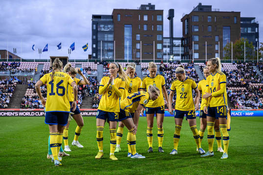 Filippa Angeldahl, Kosovare Asllani, Lina Hurtig, Elin