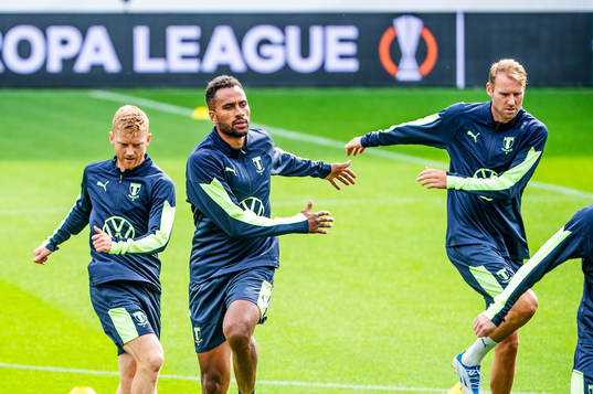 Anders Christiansen, Isaac Kiese Thelin and Ola Toivonen