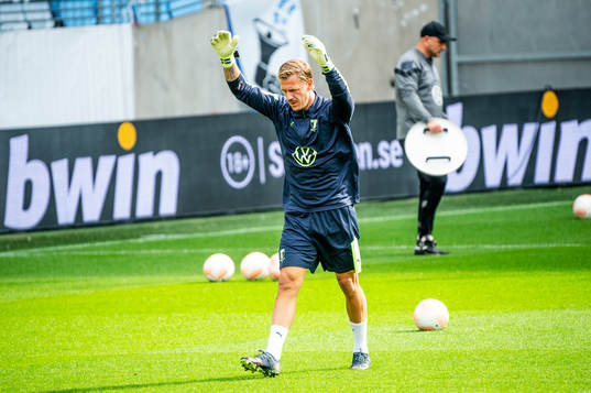 Goalkeeper Johan Dahlin