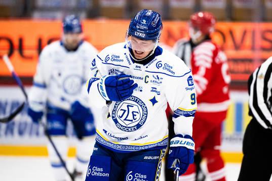 Leksands Patrik Zackrisson har ont