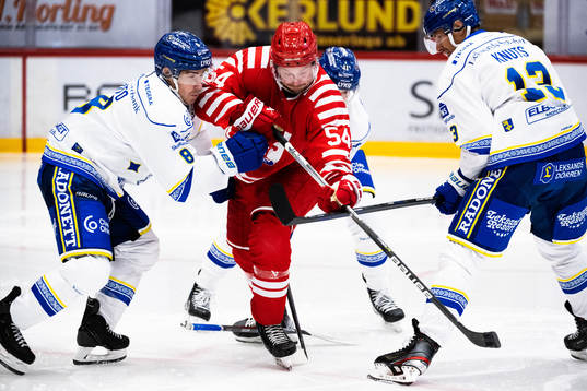 Leksands Matt Caito och Timrås Jonathan Dahlén