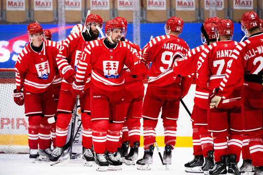 Timrå spelar tackar varandra