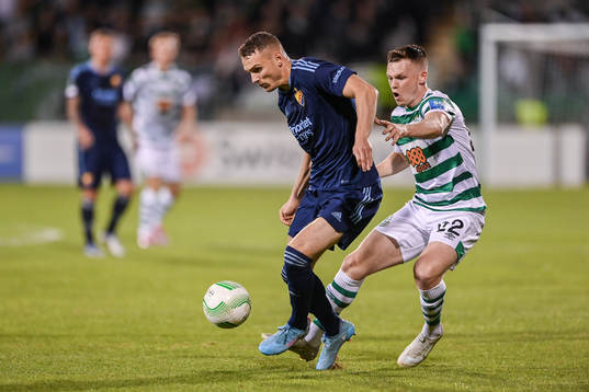 Bläddra bland fler bilder av Football, UEFA Europa Conference League, Shamrock Rovers - Djurgården